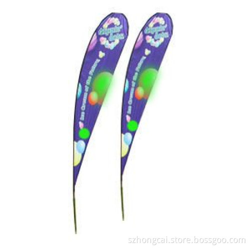 Fibreglass poles-Teardrop feather flag pole